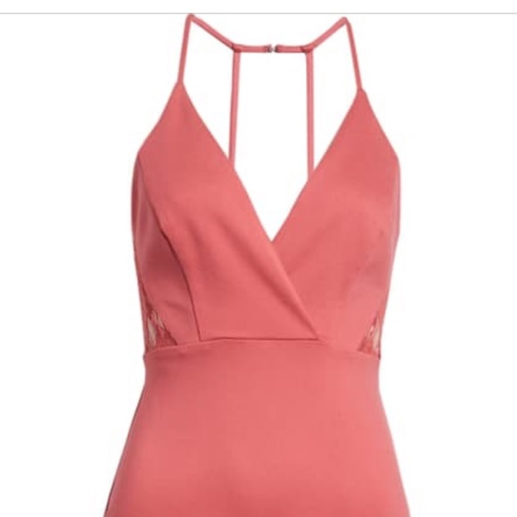 ASTR Peeking Lace Halter Dress - Picture 7 of 8